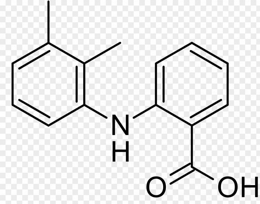 Mefenamic Acid Chemistry Benzoic Structural Formula PNG