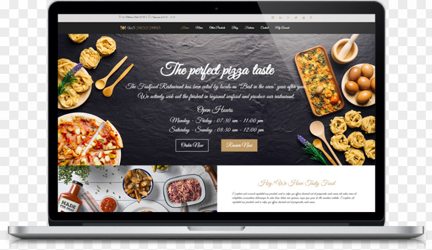 Pizza Fast Food WooCommerce Restaurant WordPress PNG