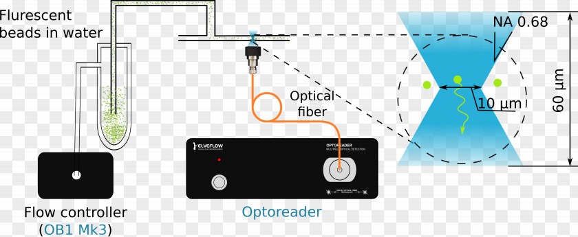 Set Up Fluorescence Microscope Microfluidics Optics Optofluidics PNG