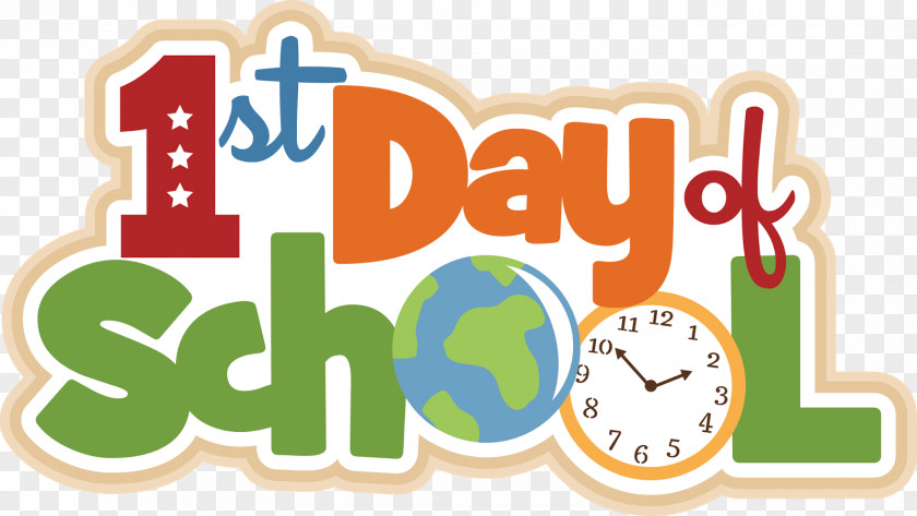 First Day Of School Student Clip Art PNG