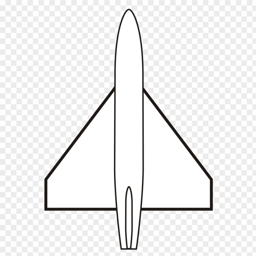 Airplane Fixed-wing Aircraft Delta Wing Configuration PNG