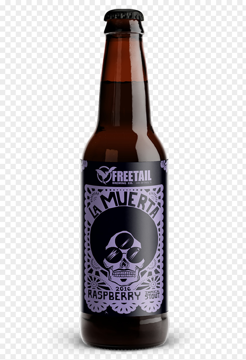 Beer Ale Bottle Stout Freetail Brewing Co. PNG