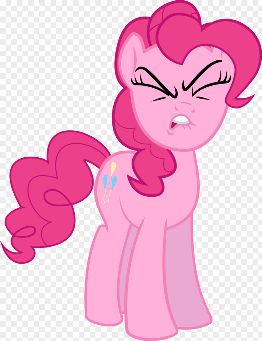 Cartoon Sour Face Pony Pinkie Pie Applejack Clip Art PNG