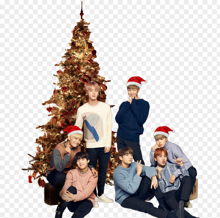 Christmas Tree BTS Wings Blood Sweat & Tears PNG