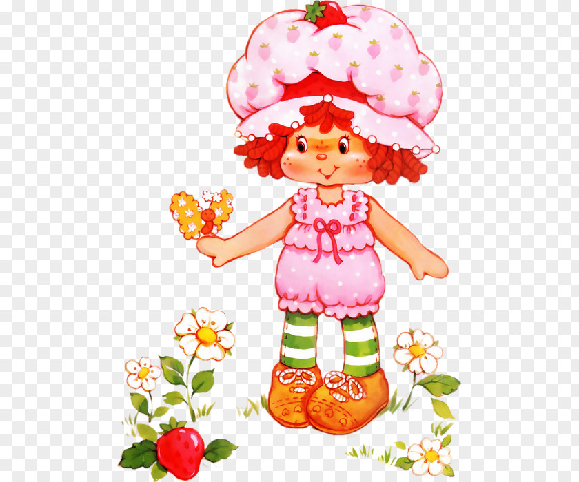 Rosita Strawberry Doll Toddler Character PNG