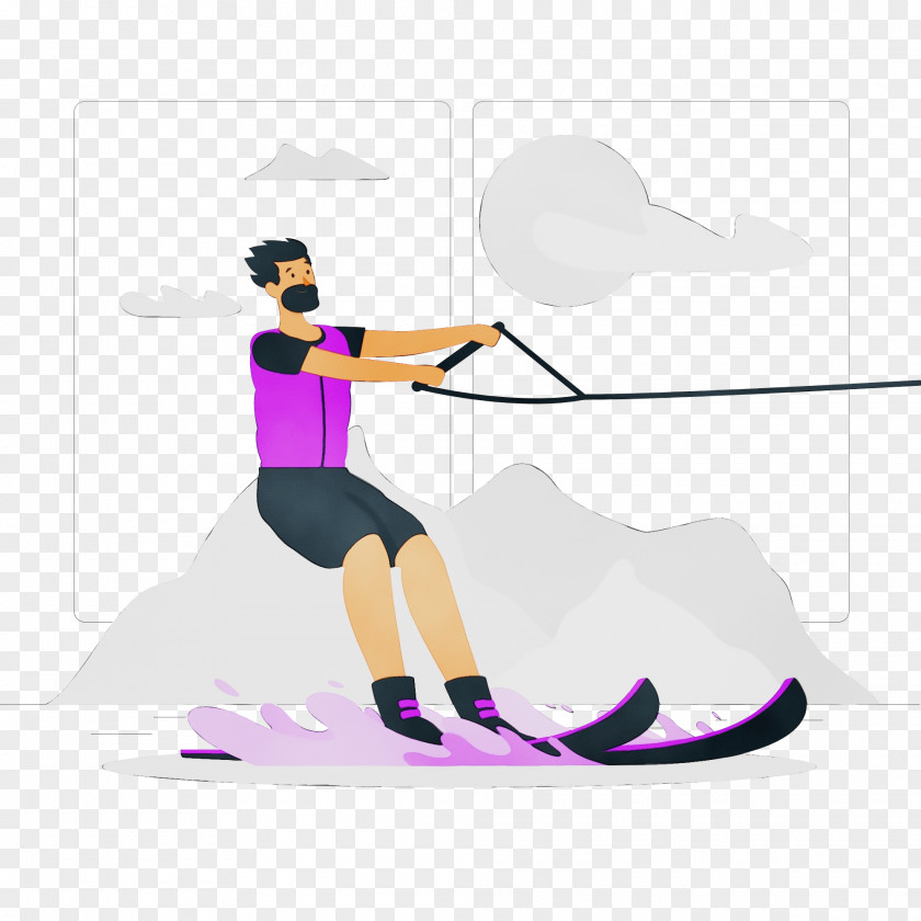 Ski Boot Skiing Pole Drawing Alpine PNG