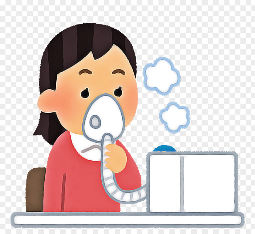 Cartoon Nose Finger Pleased PNG