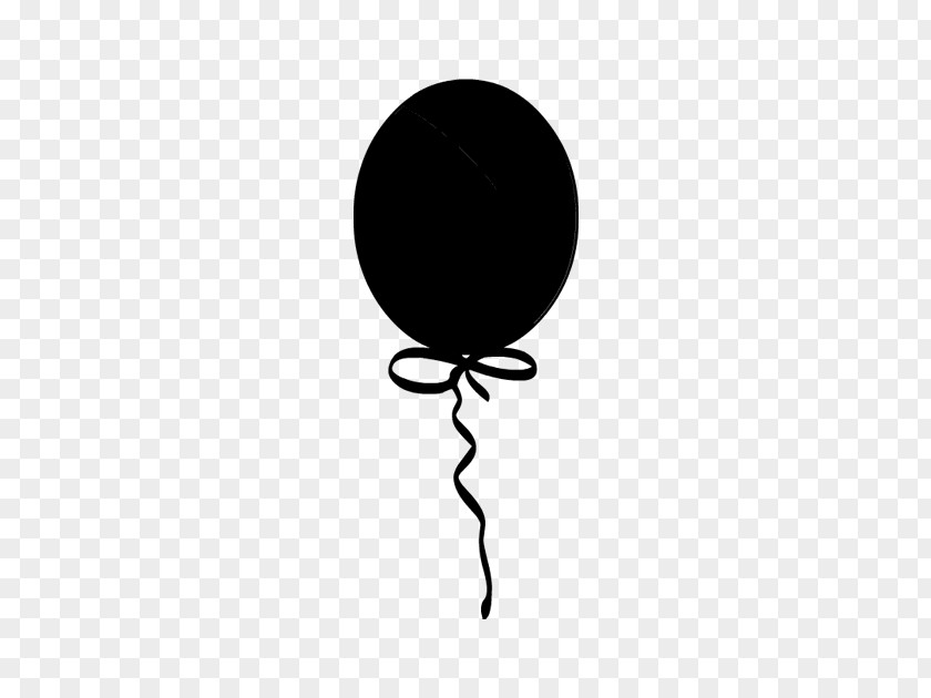 Clip Art Line Balloon Black M PNG