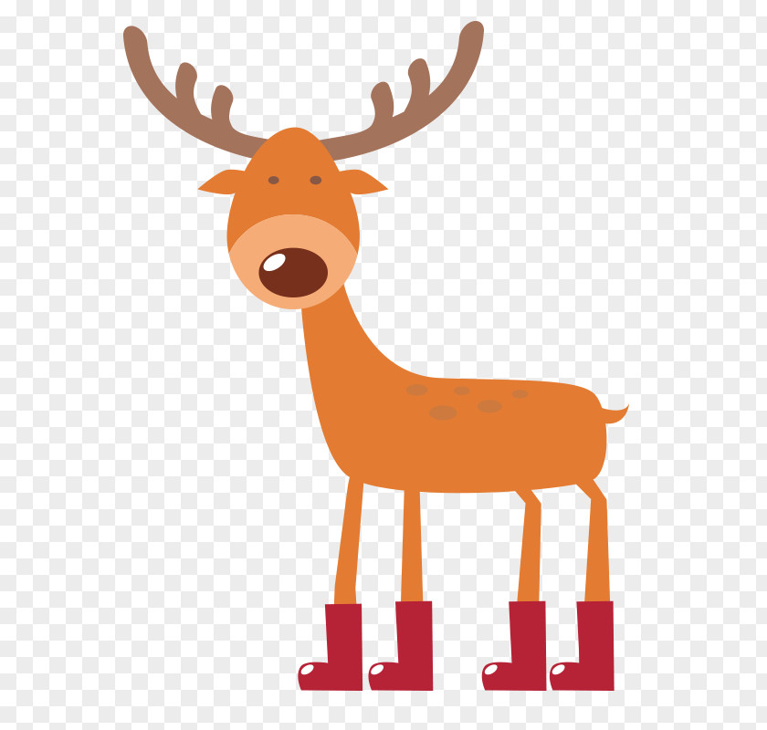Deer New Years Eve Christmas Santa Claus Wish PNG
