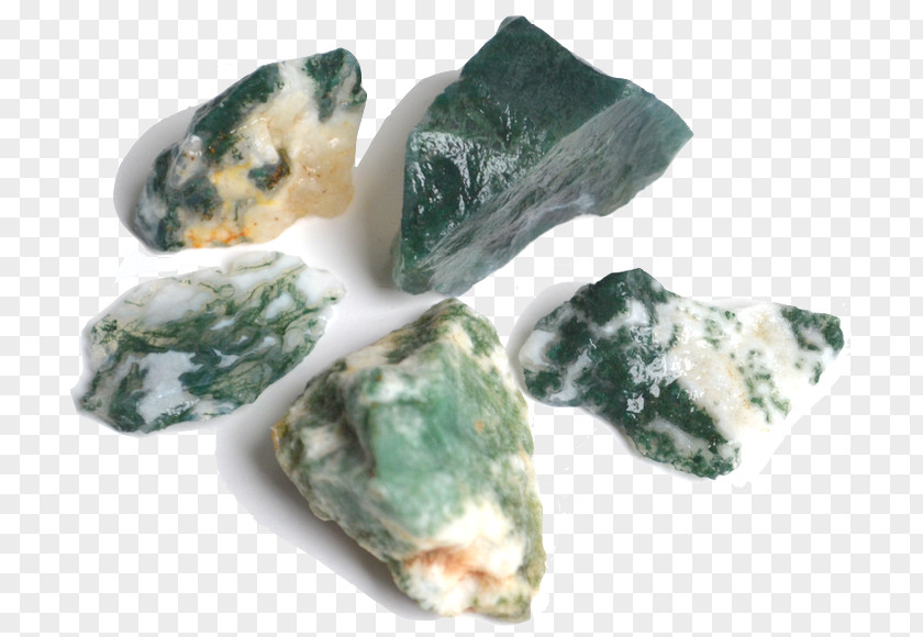 Marbled Crystal Gemstone Rock Green Mineral PNG