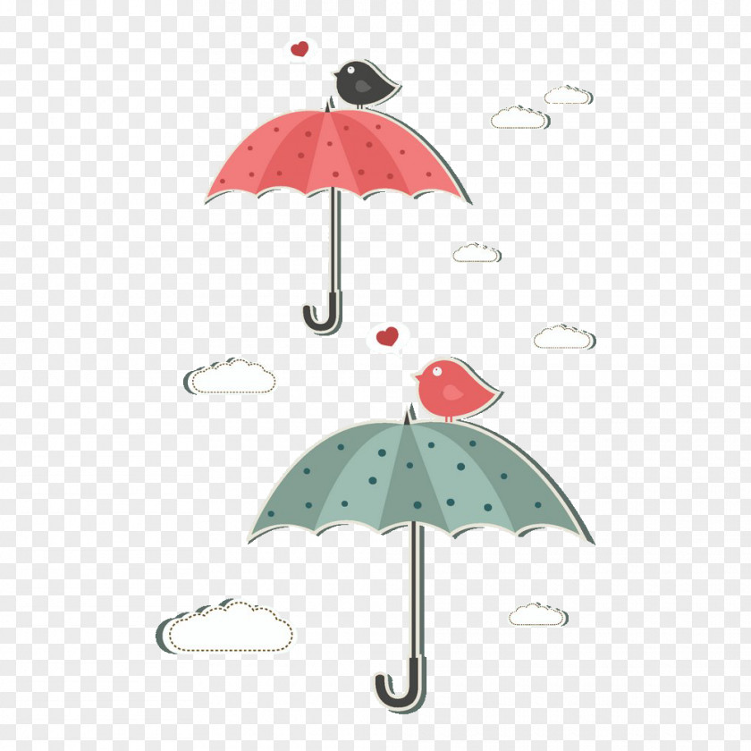 Umbrellas And Birds Bird Umbrella Computer File PNG