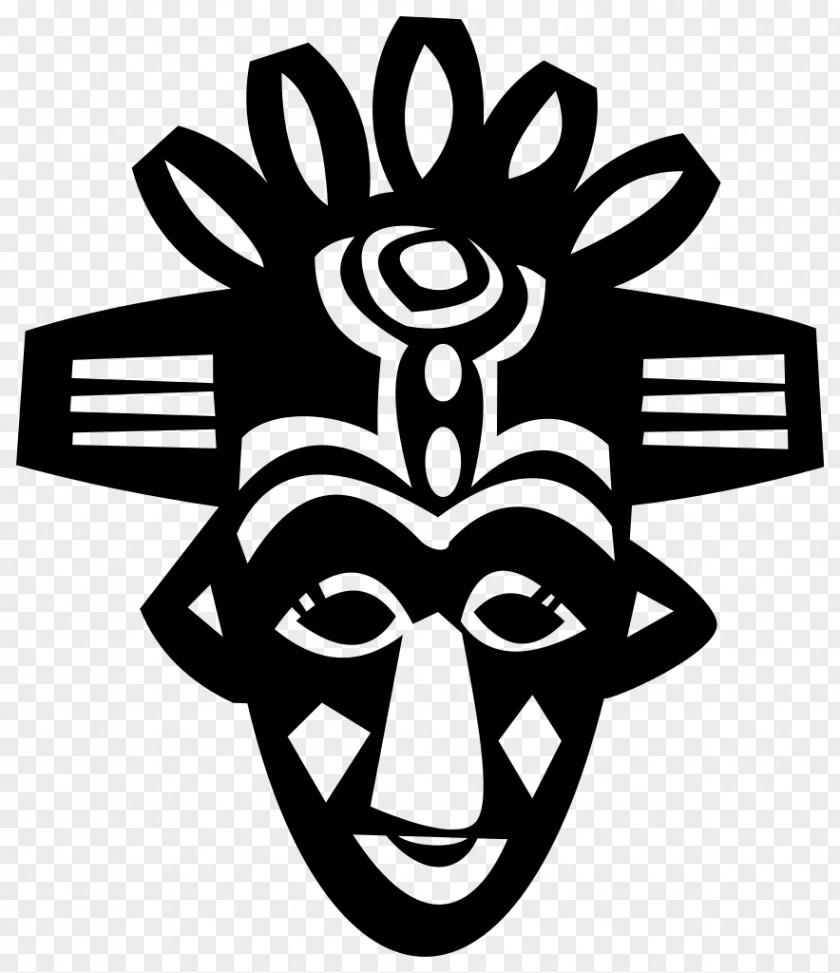 Afro Traditional African Masks Art PNG