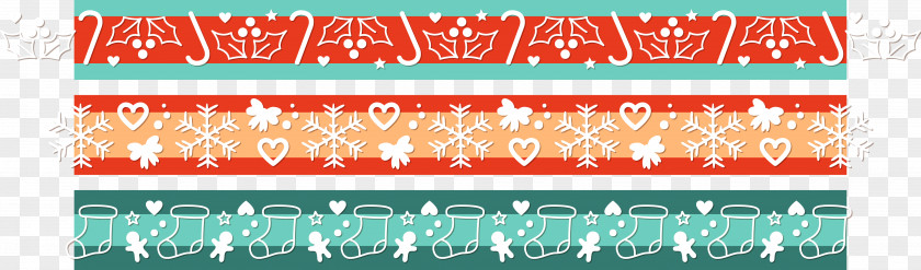 Christmas Color Decorative Flag Candy Cane Tree PNG