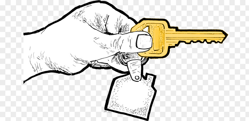 Hand Key Drawing Technology Line Art Clip PNG