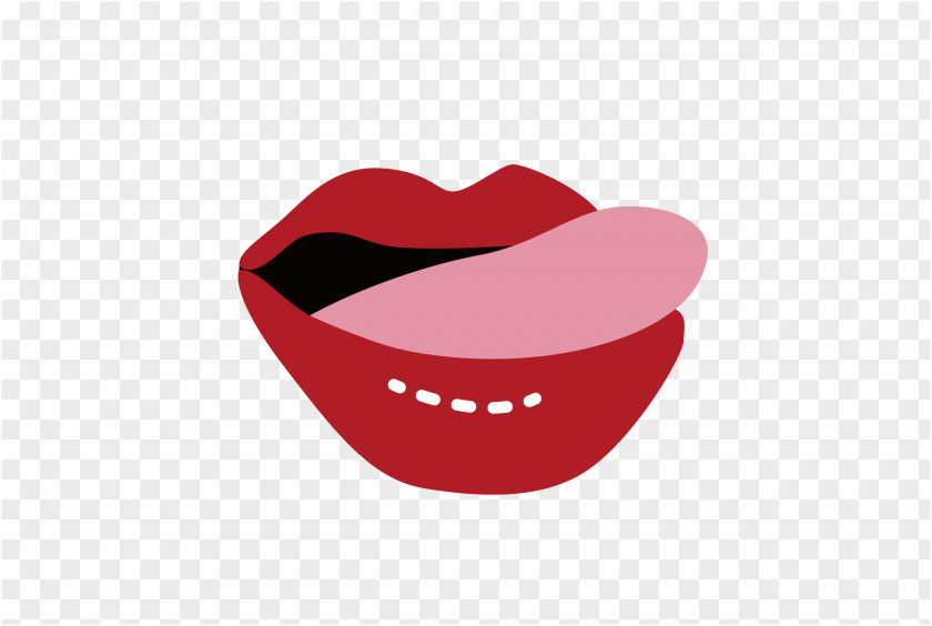 Lips Lip Tongue Icon PNG