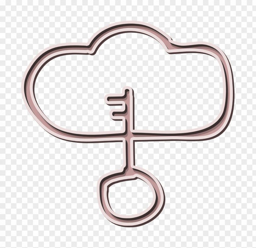 Metal Material Property Cloud Icon PNG