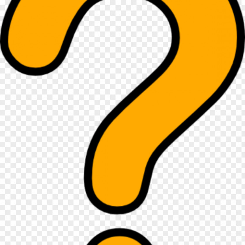 Question Mark Yellow Clip Art PNG