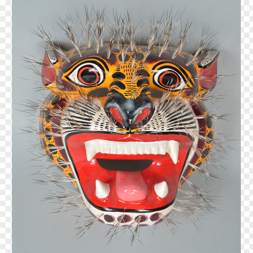African Mask Wood Tiger Roar Whiskers Cat PNG