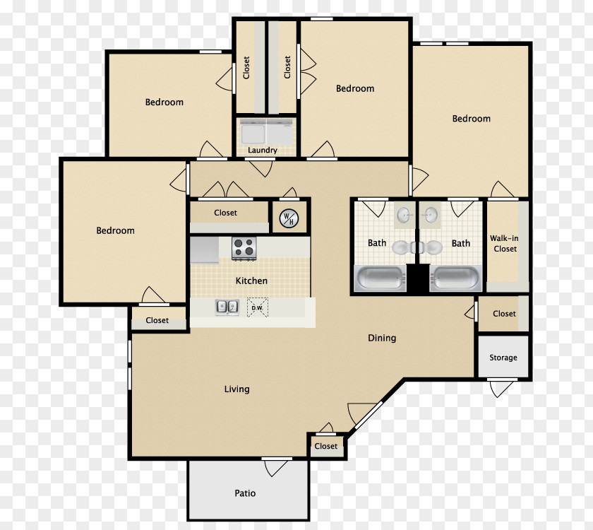 Apartment Willow Park Apartments West Street House Floor Plan PNG