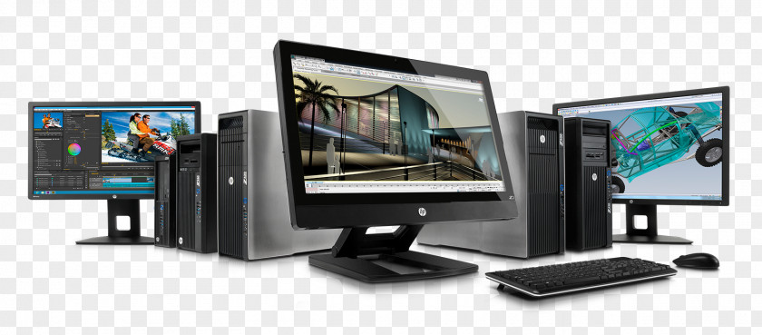 Computer Desktop Pc Hewlett-Packard Workstation HP ZBook Monitors PNG
