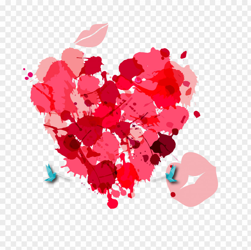 Heart-shaped Pull-free Download Valentine's Day Heart Qixi Festival Shutterstock PNG