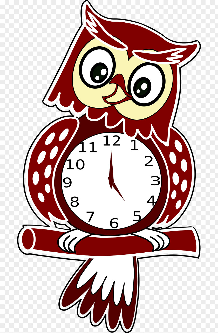 Owl Vogel-Wetmore School Clock Clip Art PNG