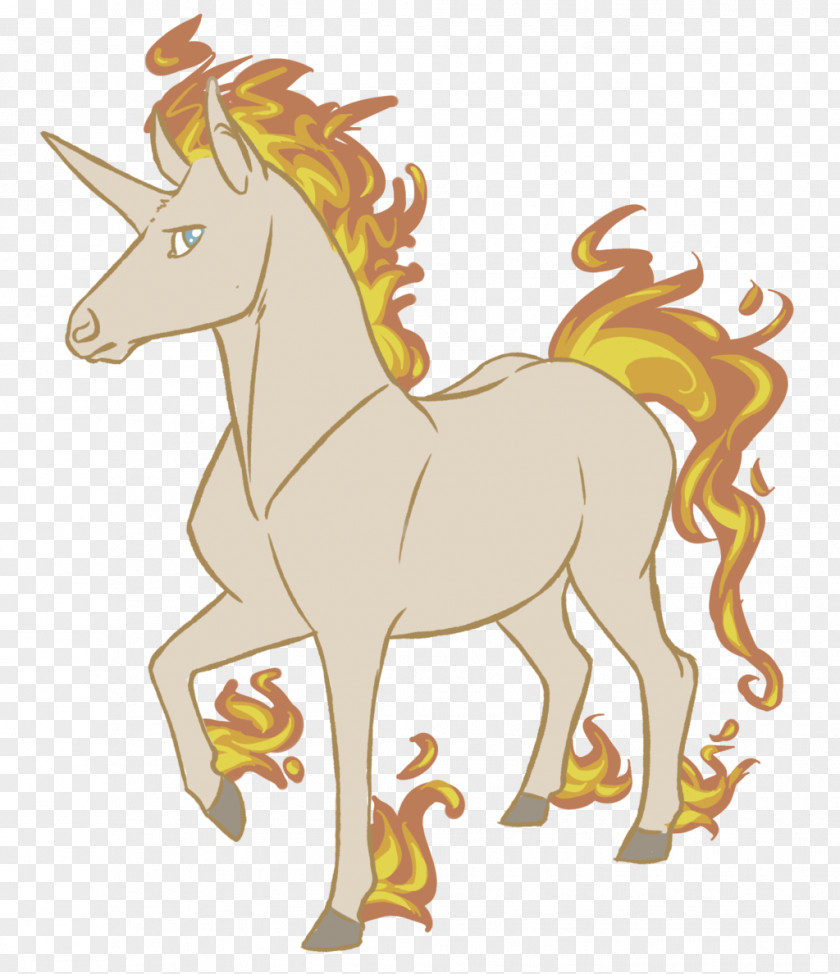 Mustang Mane Pony Unicorn PNG