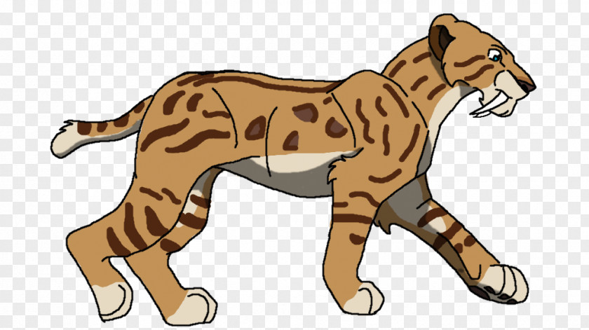 Saber-toothed Cat Tiger Lion Animal PNG