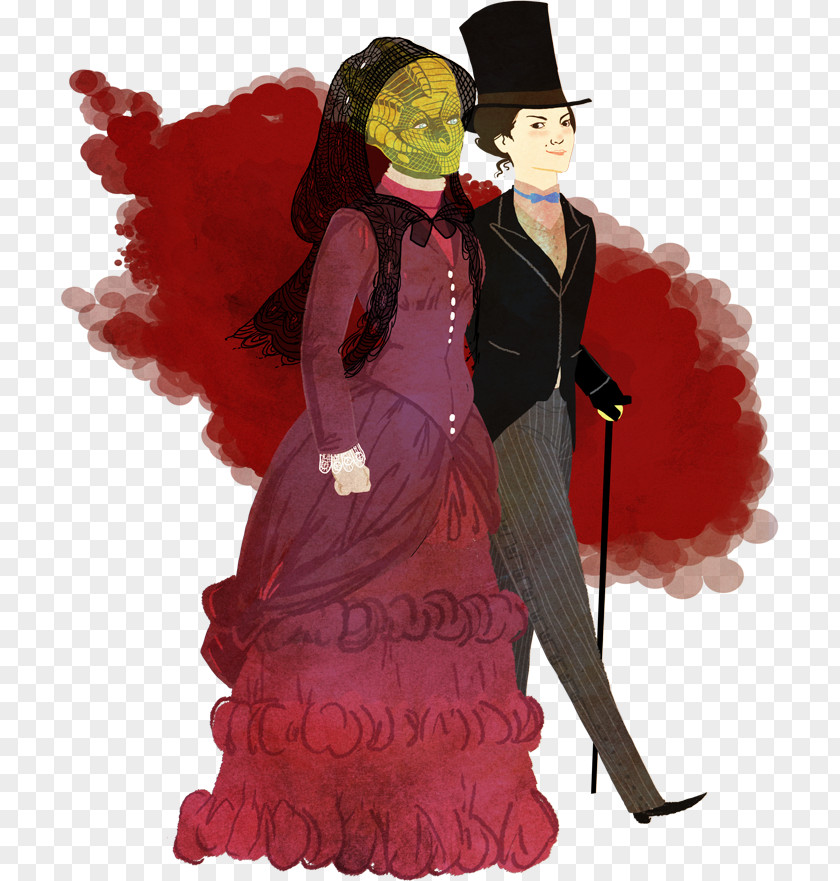 Couple Gouache Painting Significant Other PNG