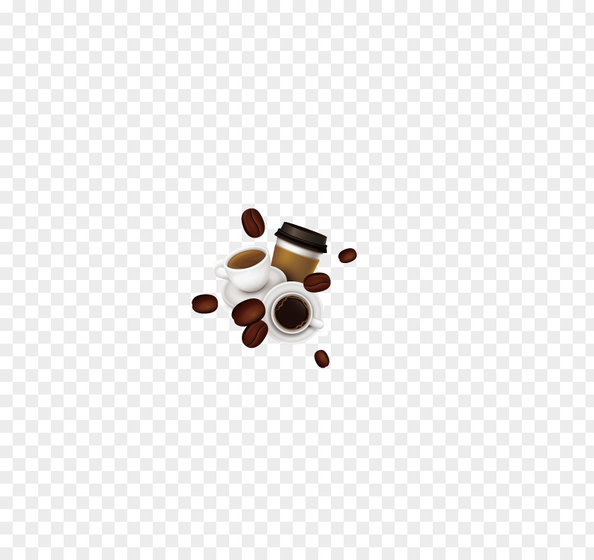 Fresh Coffee Beans Plastic Cup PNG