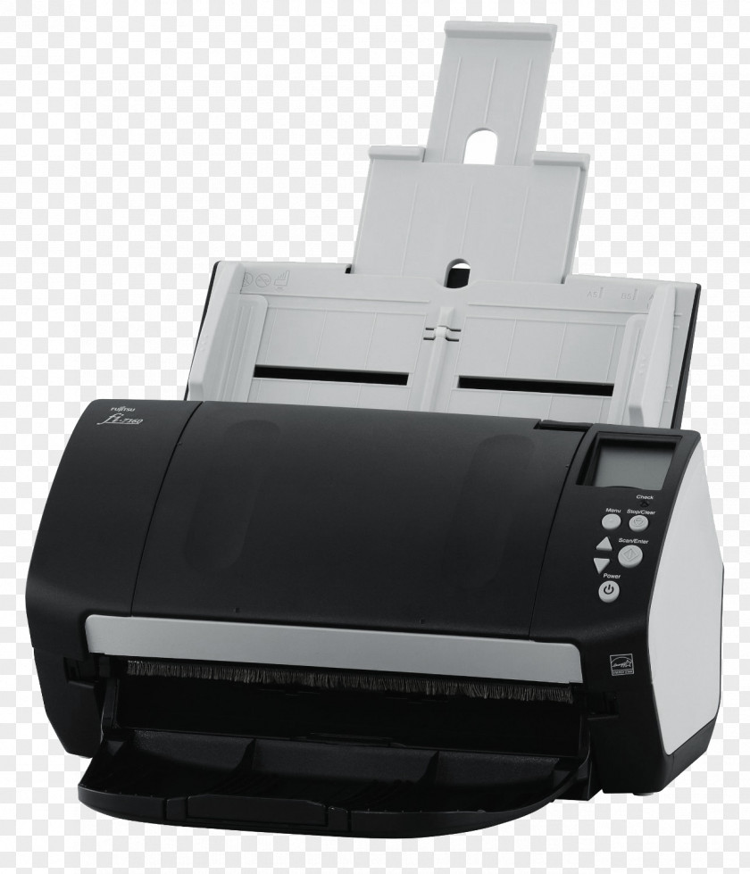 Image Scanner Fujitsu Fi-7160 Automatic Document Feeder Duplex Scanning PNG