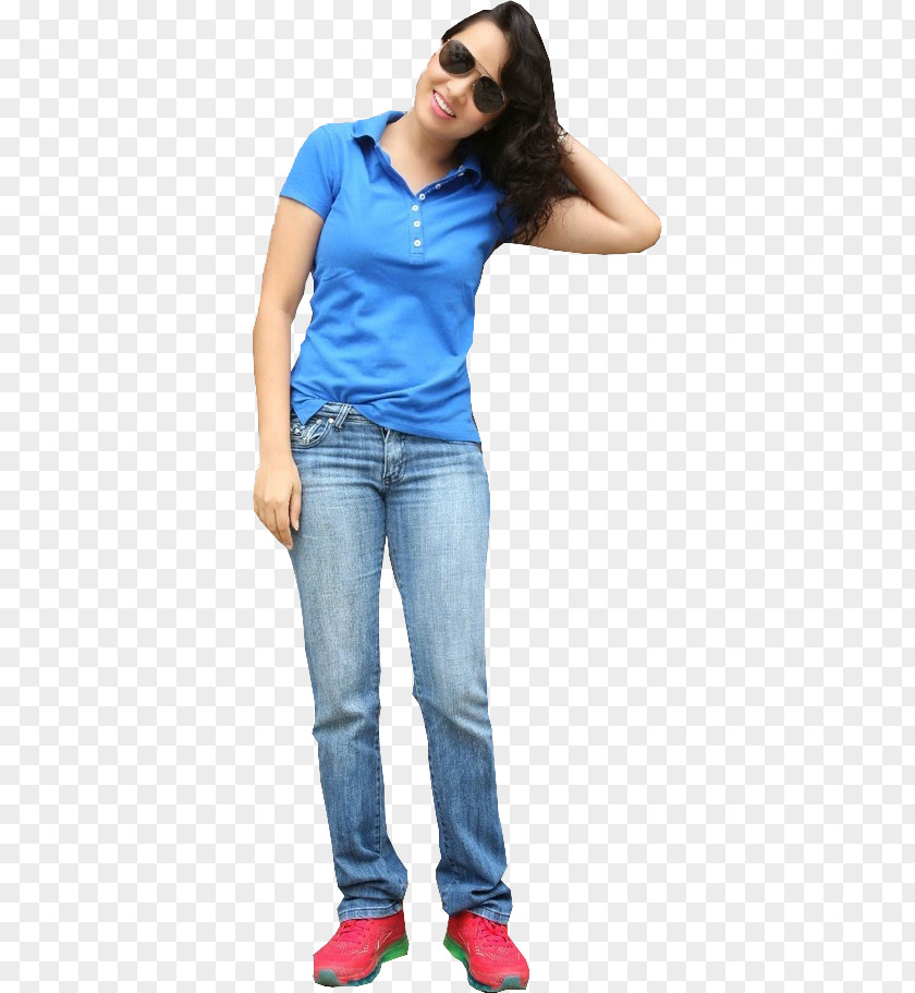 Jeans T-shirt Shoulder Denim Photo Shoot PNG