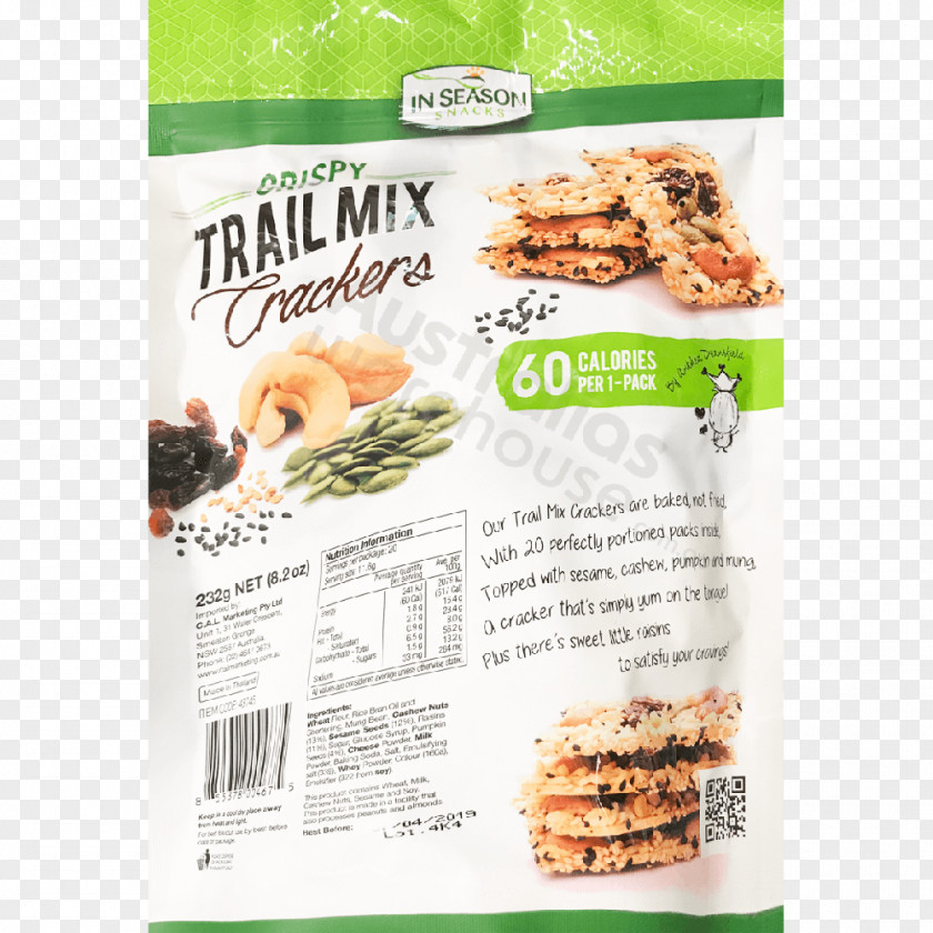 Trail Mix Vegetarian Cuisine Cracker Snack Food PNG