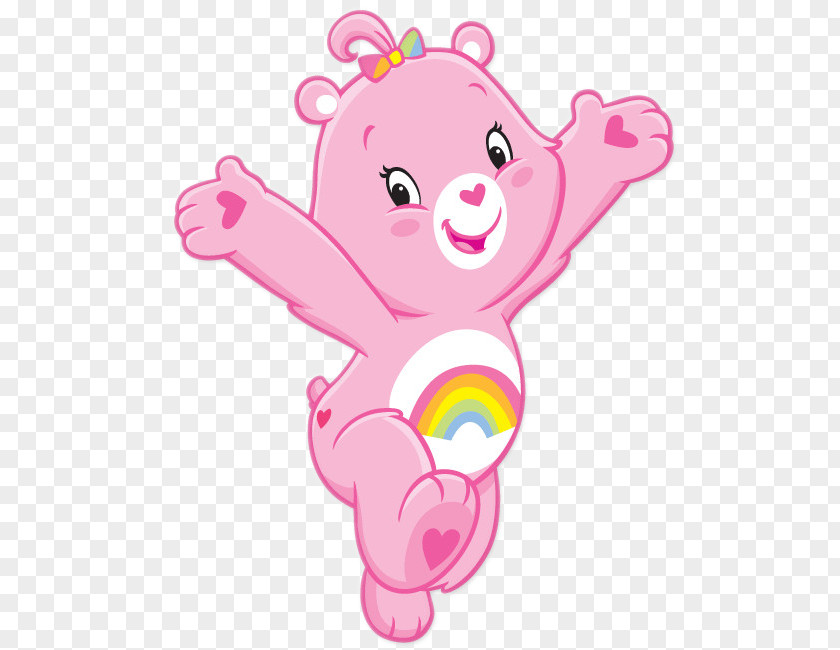 Pink Cartoon Cheer Bear Grams Care Bears Wish PNG