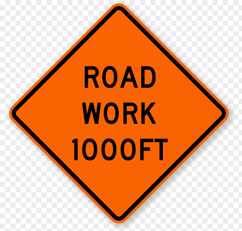 Road Roadworks Traffic Sign Warning Manual On Uniform Control Devices PNG