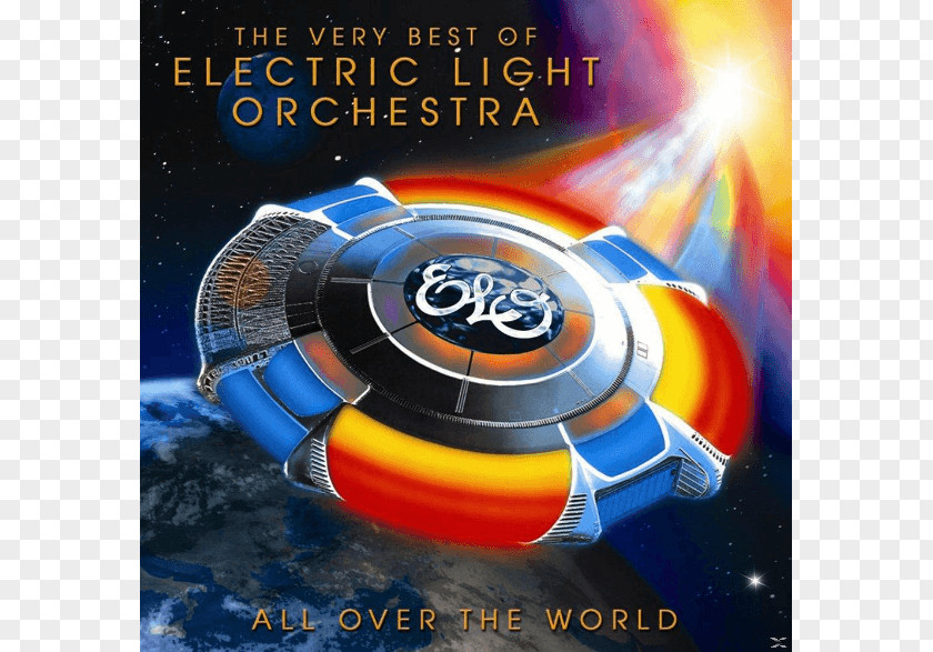 Rock All Over The World: Very Best Of Electric Light Orchestra Album Phonograph Record PNG