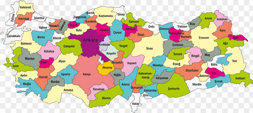Turkey Map Istanbul World Provinces Of Geography PNG