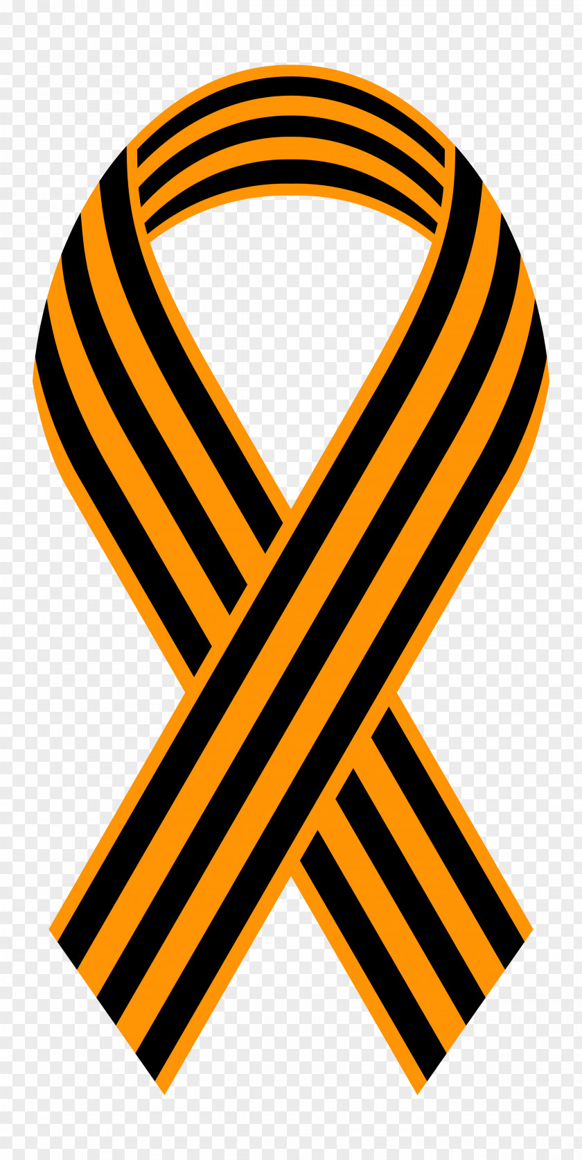 Victory Ribbon Of Saint George 2014 Pro-Russian Unrest In Ukraine Yellow PNG