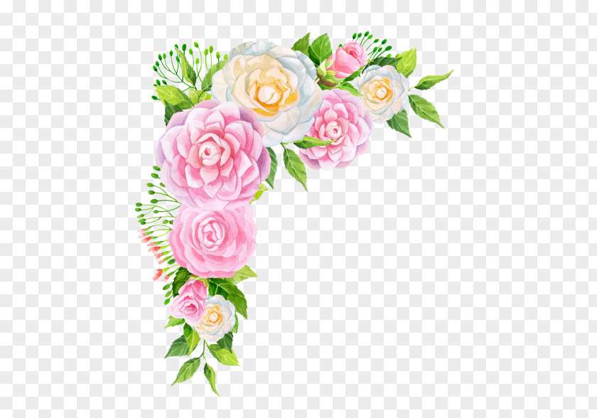 Artificial Flower Camellia Pink Cartoon PNG