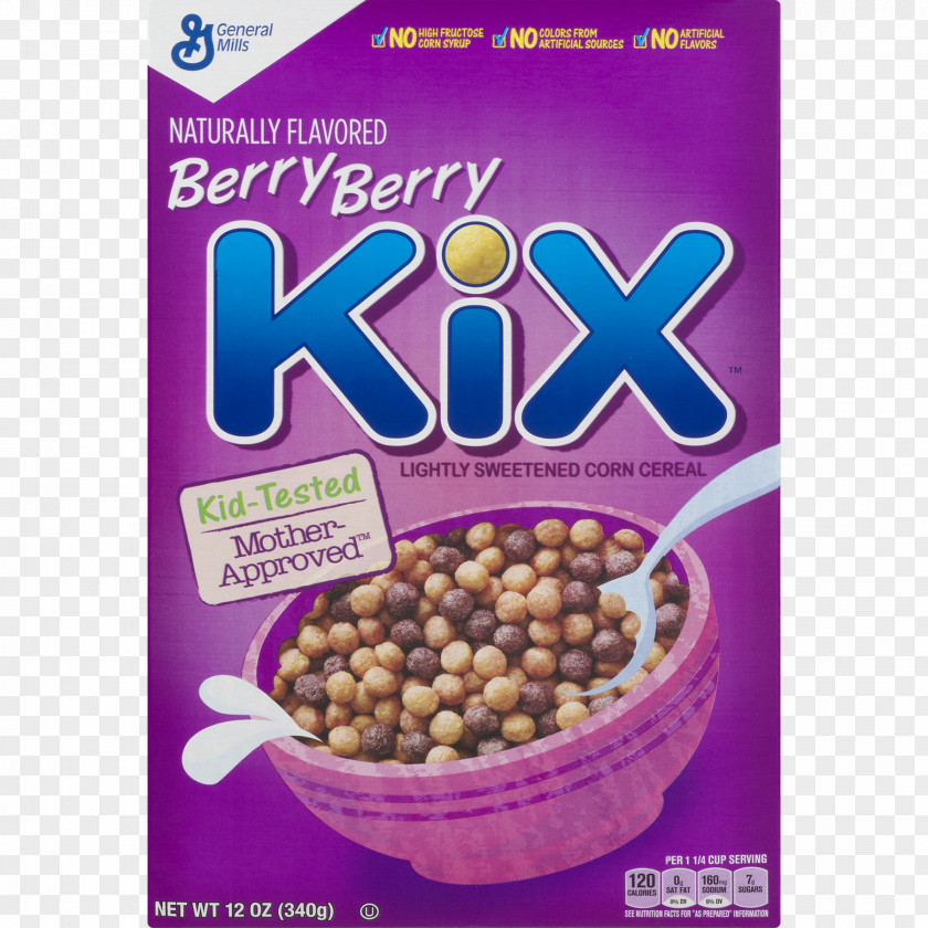 Breakfast Cereal Kix Reese's Puffs Oreo O's PNG