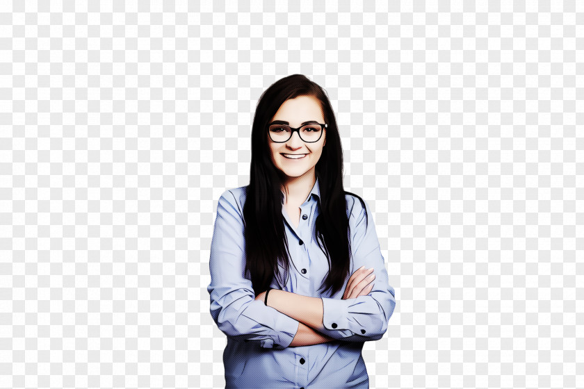 Businessperson Gesture Glasses PNG