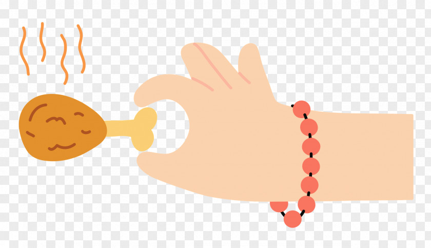 Hand Pinching Chicken PNG
