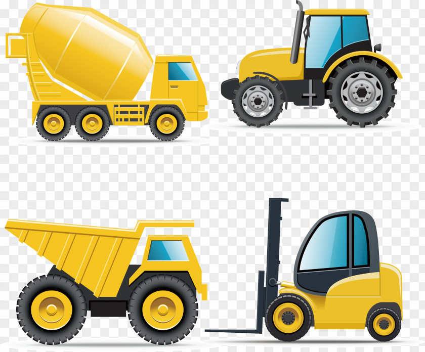 Rollers Mud Tanker Truck Earthmoving Vehicle Car Heavy Equipment Architectural Engineering Clip Art PNG
