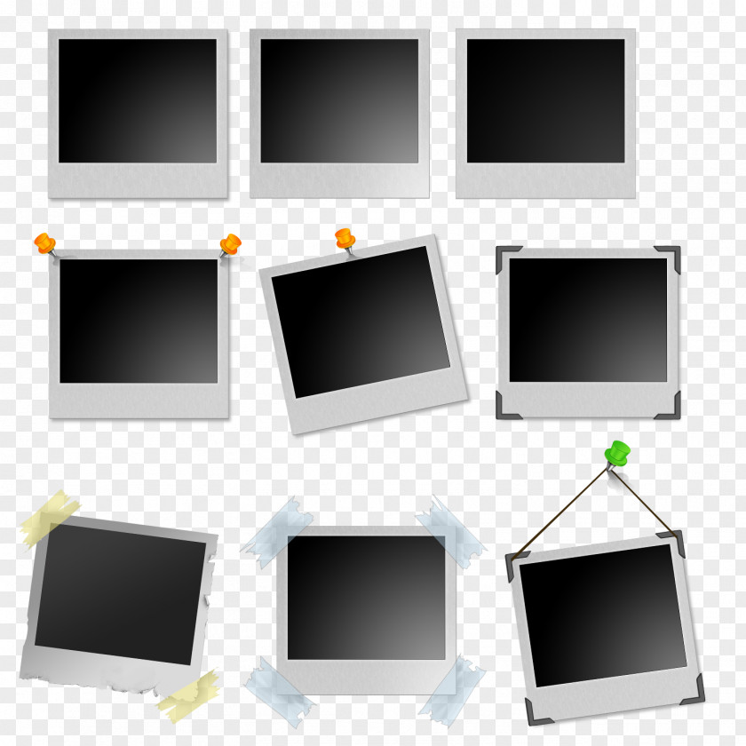 Various Frame Models Picture Template PNG