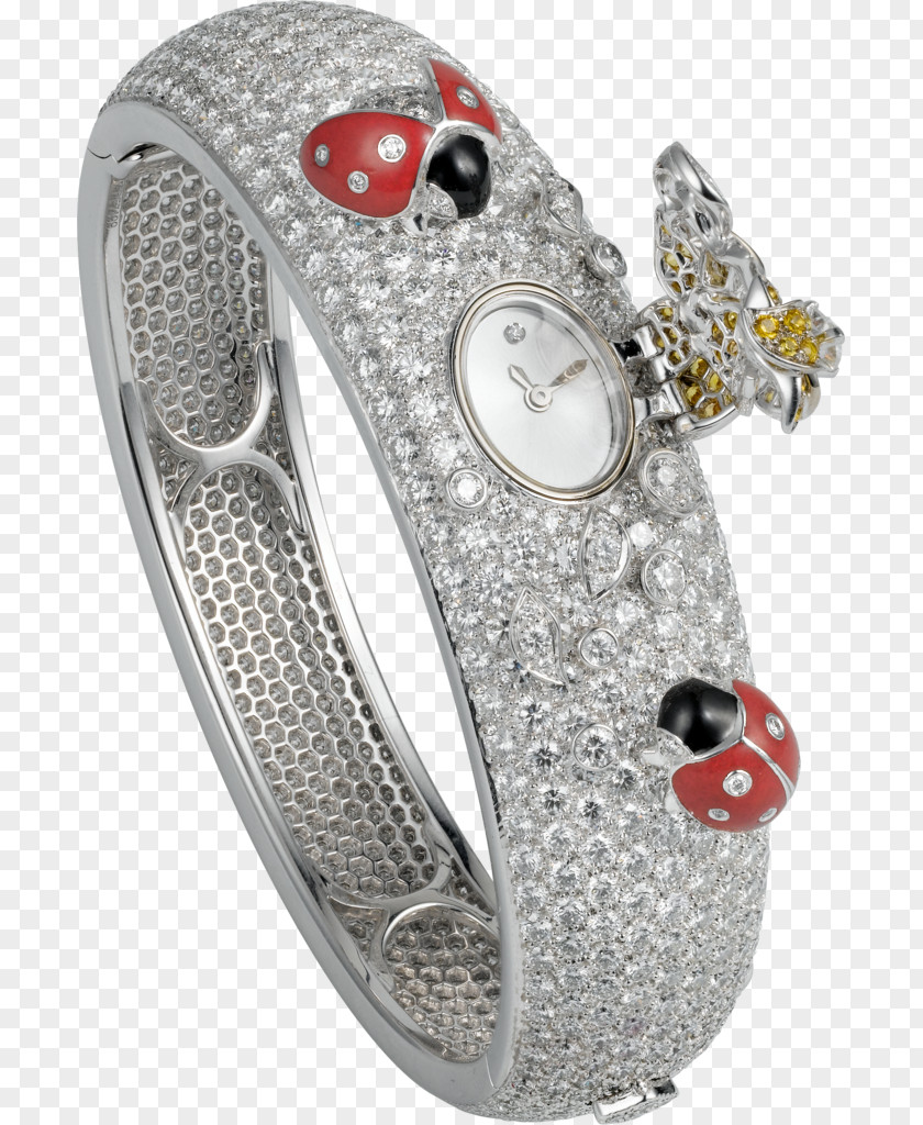 Watch Cartier Automatic Bracelet Bangle PNG