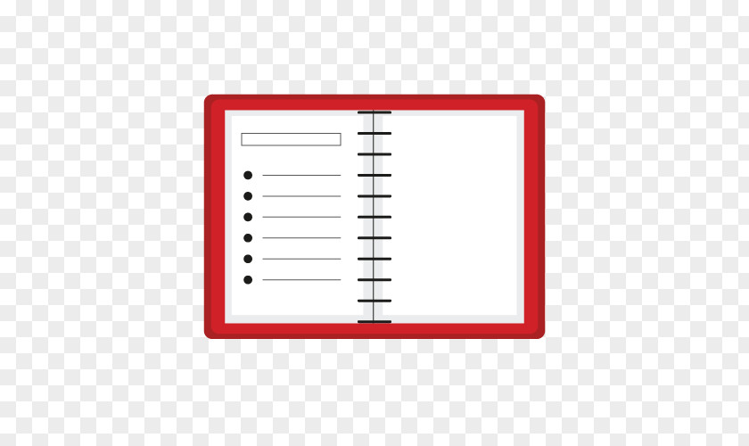 Notebook Paper Line Angle Point Red PNG