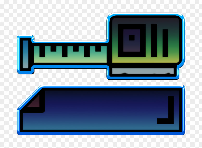 Ruler Icon Measure Tape Craft PNG