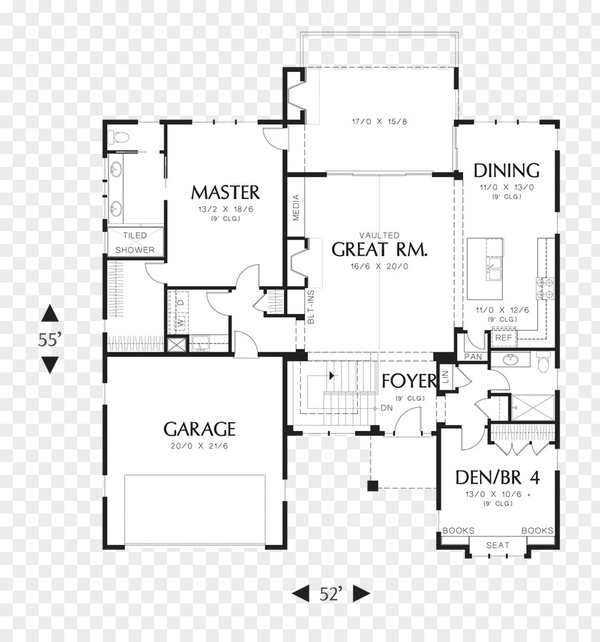 Traditional House Floor Plan Storey PNG