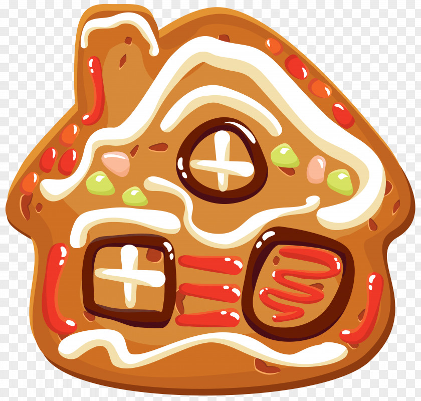 Christmas Cookie House Clipart Image Gingerbread Clip Art PNG