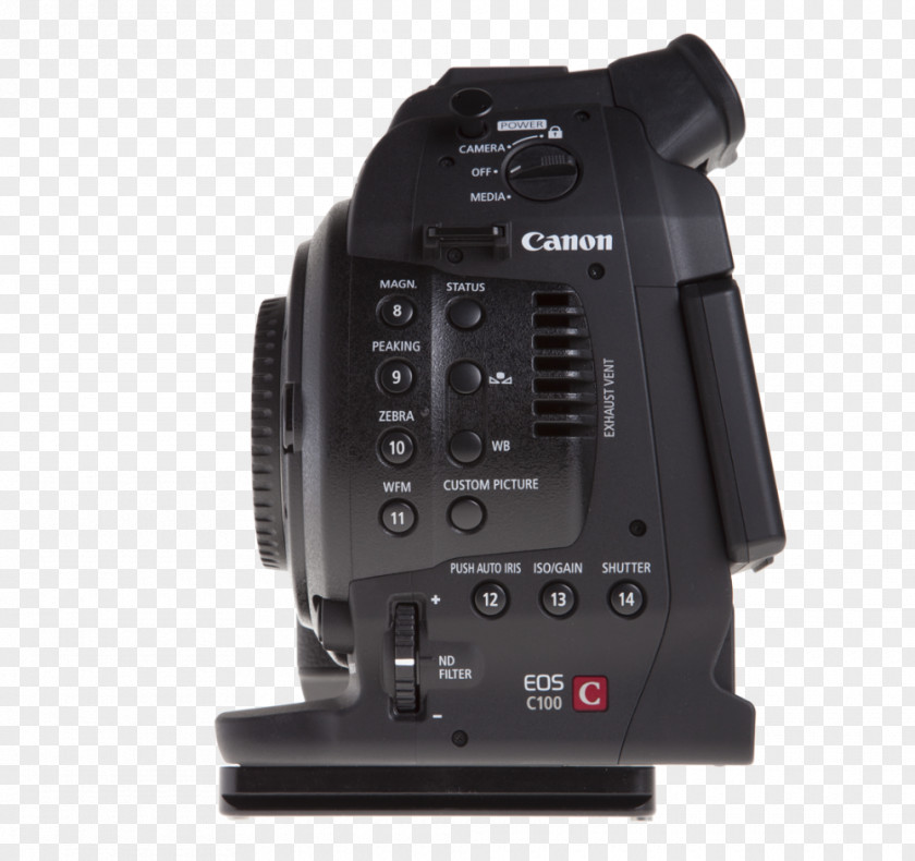 Canon C100 EOS EF Lens Mount Camera C300 PNG